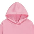 thumbnail image 4 of Ulanda Baby Unisex Cotton Solid Hoodies, Toddler Sweatshirt Kids Cute Ear Hoody Tops Pullover Fall Winter Clothes (Pink, 3-4 Years), 4 of 4