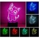 thumbnail image 4 of Night Light Optical Illusion 3D LED Night Light, Boy Girl Kids Baby Sleep Desk Lamp Touch Control 7 Color Changes USB Powered for Home Decorations or, 4 of 4