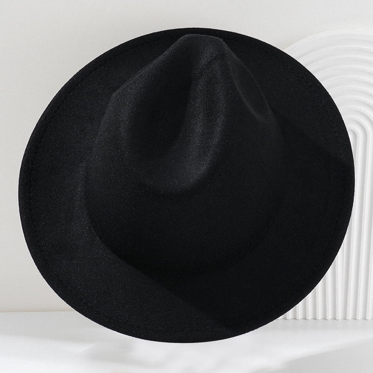Baby Sweetie Wide Brim Fedora Hats for Women Men Classic  display picture 3