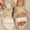 Beige, variant on Women's Elastic Strap Sandals Criss Cross Design Open Toe Footwear Comfortable Flat Slippers Casual Summer Beach Shoes Trendy Fashion Beige Women Sandal