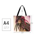 thumbnail image 2 of Bolso Tote Lino Con Gran Capacidad Horse, 2 of 3