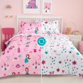 thumbnail image 4 of Juego de cama Joiedomi Twin de microfibra Princess de 5 piezas, 4 of 7