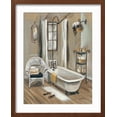 thumbnail image 2 of Art.com French Bath II Art Print by Silvia Vassileva, Brown Frame Wall Art, 17" x 21", 2 of 5