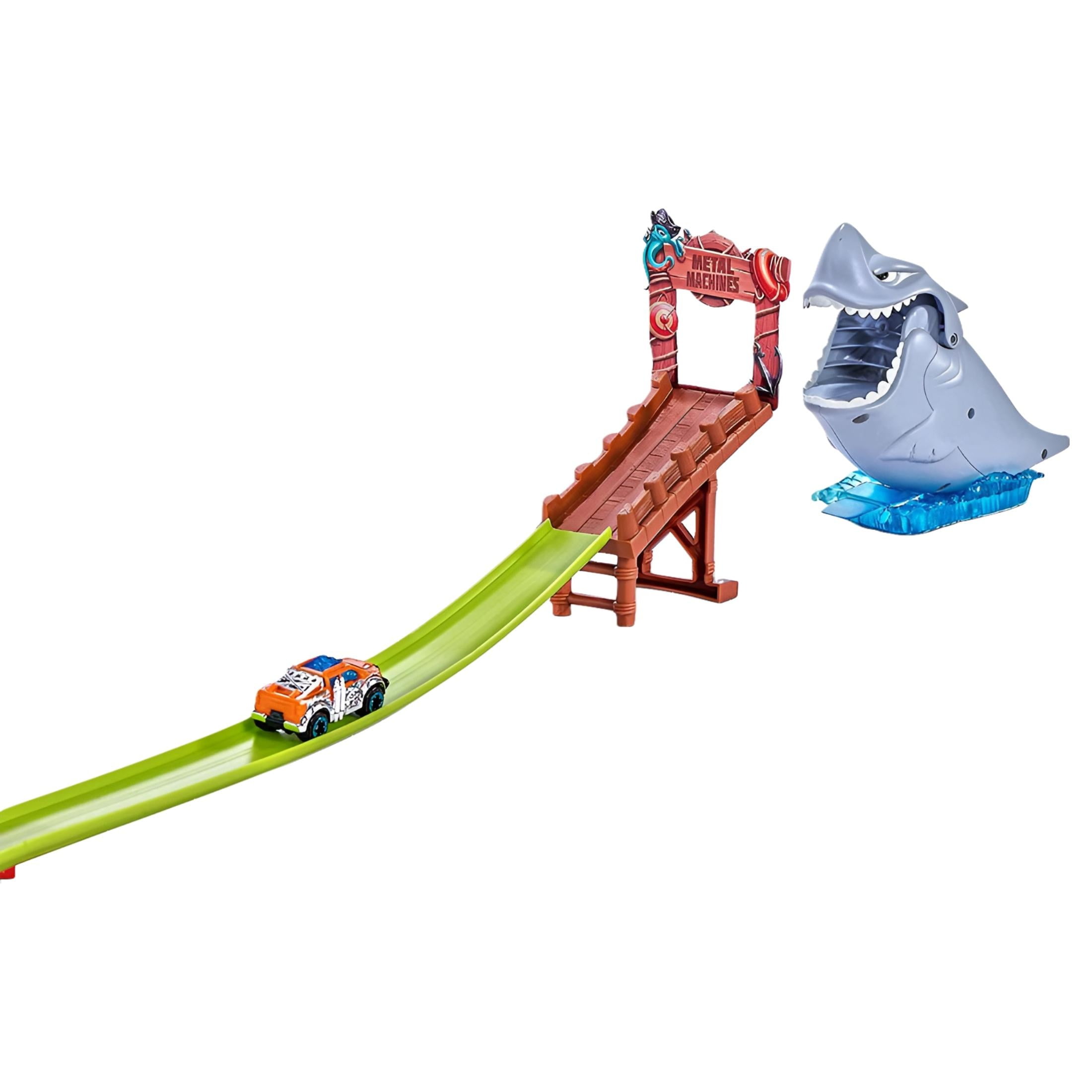 Metal Machines Shark Attack Track Set - Walmart.com
