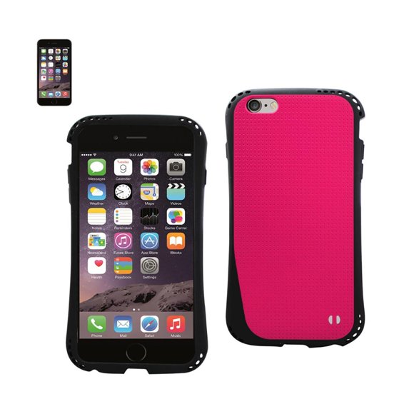 DUAL COLOR TPU CASE FOR IPHONE 6 4.7INCH HOT PINK