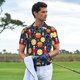 thumbnail image 3 of Fotbe Colorful Astronomy Camiseta Polo de Golf para Hombre con Estampado – Camisa Deportiva Transpirable con Cuello Abotonado-X-Large, 3 of 6