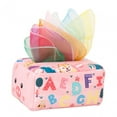 thumbnail image 3 of Caja de pañuelos para bebé con 10 bufandas de colores, juguetes de viaje, habilidades motoras, aprendizaje temprano Cerdo, 3 of 9