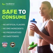 Healblend Organic Vegan Protein Powder - Plant Based Pea Protein Isolate Gluten-Free, Non-GMO, Erythritol-Free, Soy-Free, Dairy-Free, Chocolate Flavor - 2-Pack - 2lb