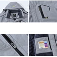 thumbnail image 5 of Tyhengta Mens Waterproof Ski Snowboard Jacket Windproof Winter Mountain Snow Coat Cation Lightgray XL, 5 of 8