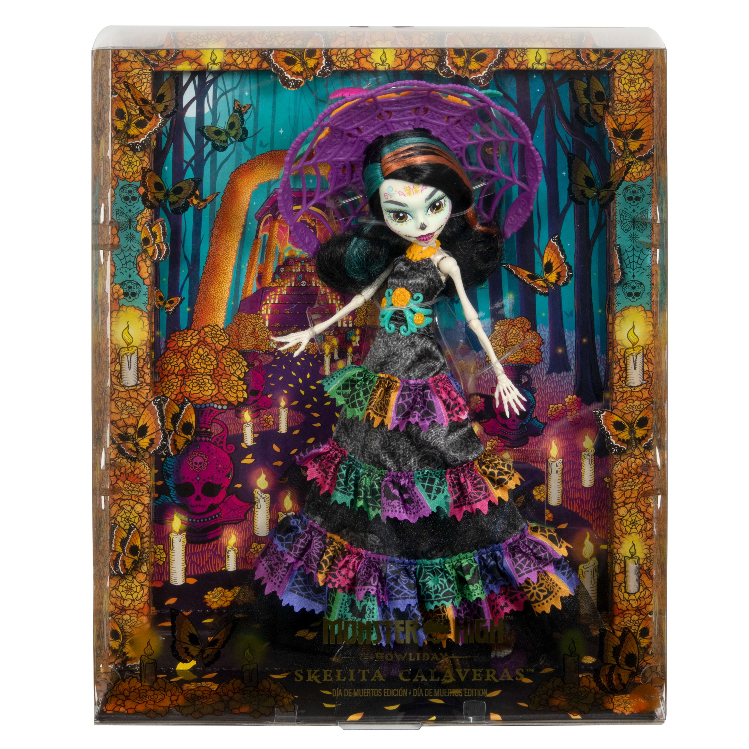 Monster High Skelita Calaveras Howliday Collectible Doll with La