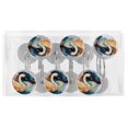 thumbnail image 5 of HemaKayy 12 Pcs Decorative Shower Curtain Hooks - Stainless Steel Rings for Bathroom Décor - Easy Glide & Secure Hold - Perfect Decoration for Bathroom Shower Rods - Graceful Swan, 5 of 5