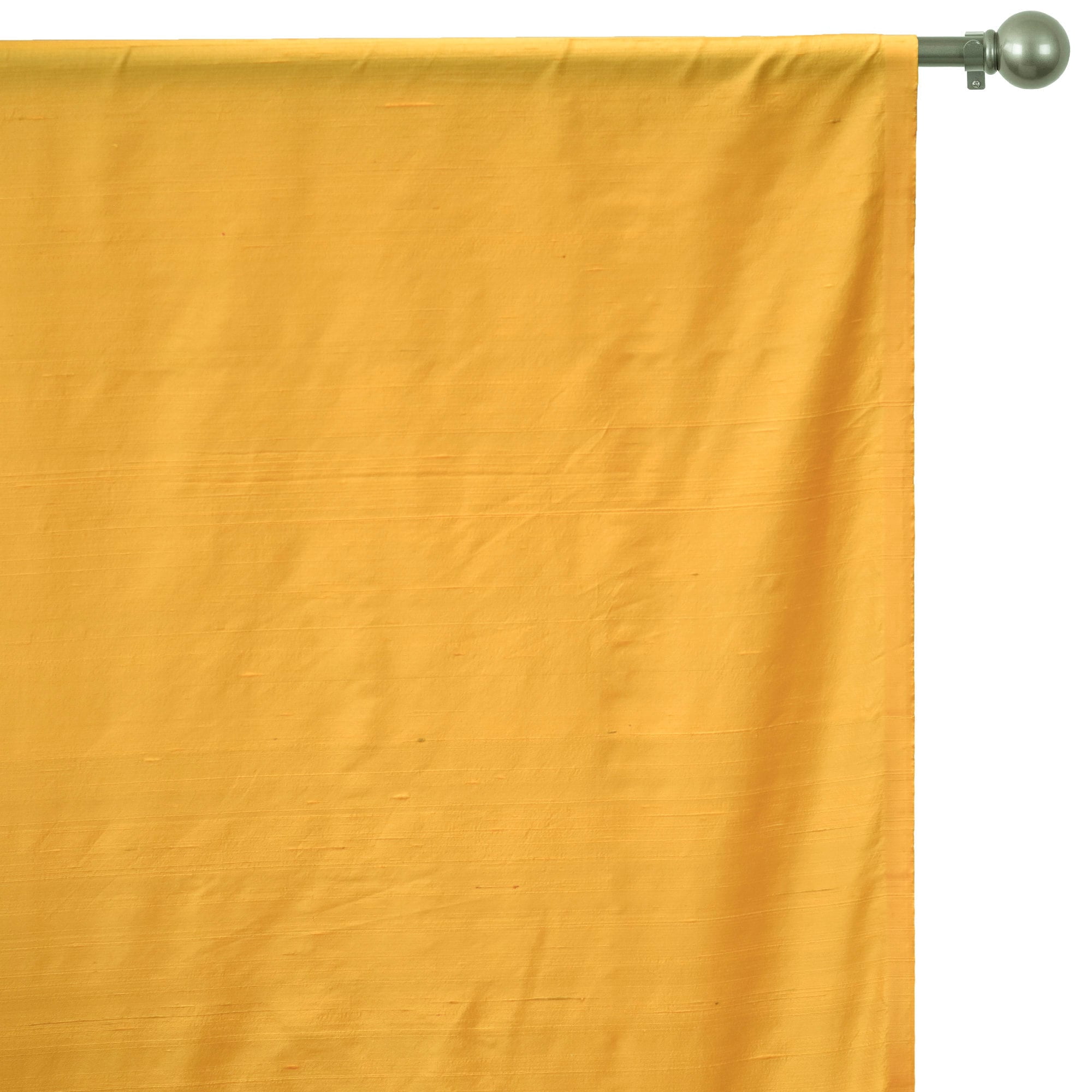 Fabric Mart Direct Fabric Silk, Bright Saffron Yellow Silk Dupioni Fabric, Yellow Silk Fabric Indian Silk Fabrics By The Yard, 20 Continuous Yards 41 inch width Silk Dupioni Fabric by Yard For Bridal