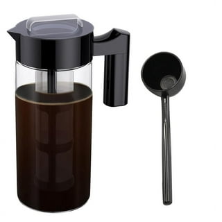 Takeya Patented Deluxe Cold Brew Coffee Maker One Quart Black