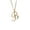 B, variant on Accessories Necklaces Pendants Ladies Classic Gold 26 English Letter Initials Clavicle Chain Pendant Necklace G