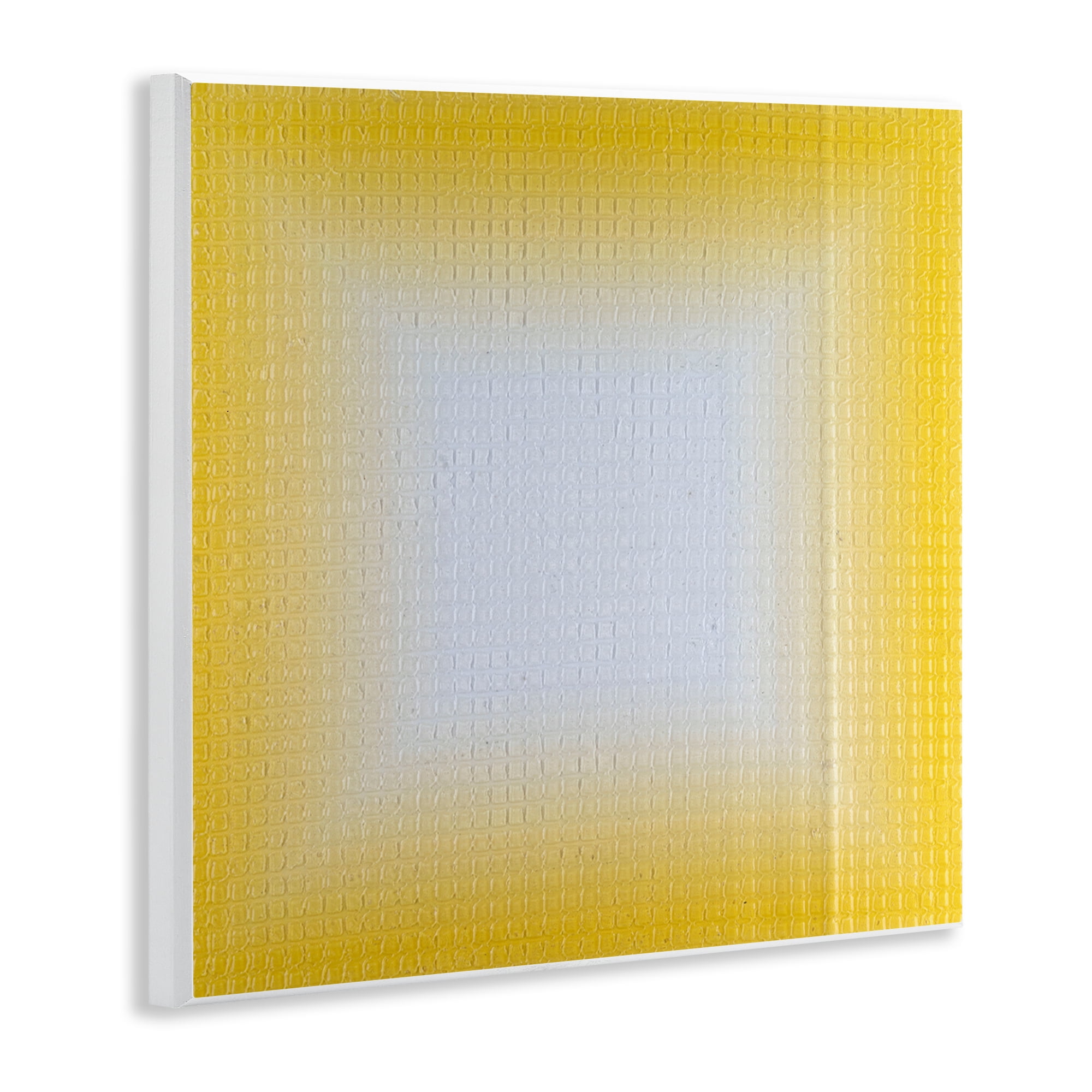 Stupell Industries Yellow Ombre Fade Abstract Painting Unframed Art Print Wall Art, 12 x 12