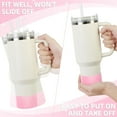 thumbnail image 3 of Soumake Glitter Silicone Water Bottle Boot Sleeve Non-Slip Insulation Cup Bottom Protector Anti-Scalding Flask Cup Bottom Bumper Water Cup Protective Accessories Household, 3 of 8