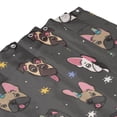 thumbnail image 4 of Shower Curtain, French Bulldogs Waterproof Fabric Plastic Shower Curtain, Drying Fast Bathroom Curtain with 9 Buttonholes, Ruffle Shower Curtain 60x72in, 4 of 8