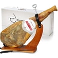 thumbnail image 6 of Jamonprive Serrano Ham Bone in from Spain 15-17 lb with Ham Holder & Knife - Pork Ham Spanish Jamon Serrano, 6 of 6