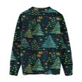 thumbnail image 2 of Women's Long Sleeve Christmas Pullover 3 D Christmas Printed Pullover Sweatshirt, 2 of 7