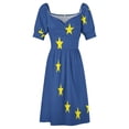 thumbnail image 5 of Robe Sans Manches Étoiles EU Robes d'Été Robe de Soirée 2024 pour Femmes, 5 of 5