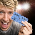 thumbnail image 1 of LOLIPPYY 800Pcs Game Tickets Paper Red Universal Ticket Design School Dance Participants, 1 of 8