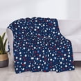 thumbnail image 3 of Uemuo Colorful Stars Printed Throw Blanket for Couch, Fluffy Fuzzy Blankets for Bed, Sofa, Cozy Flannel Faux Fur Blanket-40"x30", 3 of 6