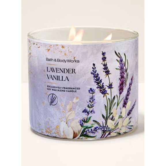 Lavender Vanilla 3-Wick Scented Candle