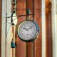 thumbnail image 2 of Double-sided Wall Clock Station Clock Garden Clock Double-sided Clock Time Indicator 33 X 30 X 10 Cm, 2 of 4