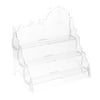 Nail Holder Organizer Storage Box Case Makeup Organizer - Clear, 3 Tiers