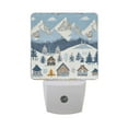 thumbnail image 6 of Yayeee LED Night Light for The Home Plug in With Light Sensors 2 Pack, Winter Village Serenity, 6 of 6
