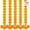 Orange, variant on Marigold Garland Decoration, Artificial Mum Flower Garlands with Bells for Indian Festival, Christmas and Halloween Decor, 5 pack (Orange & Yellow)