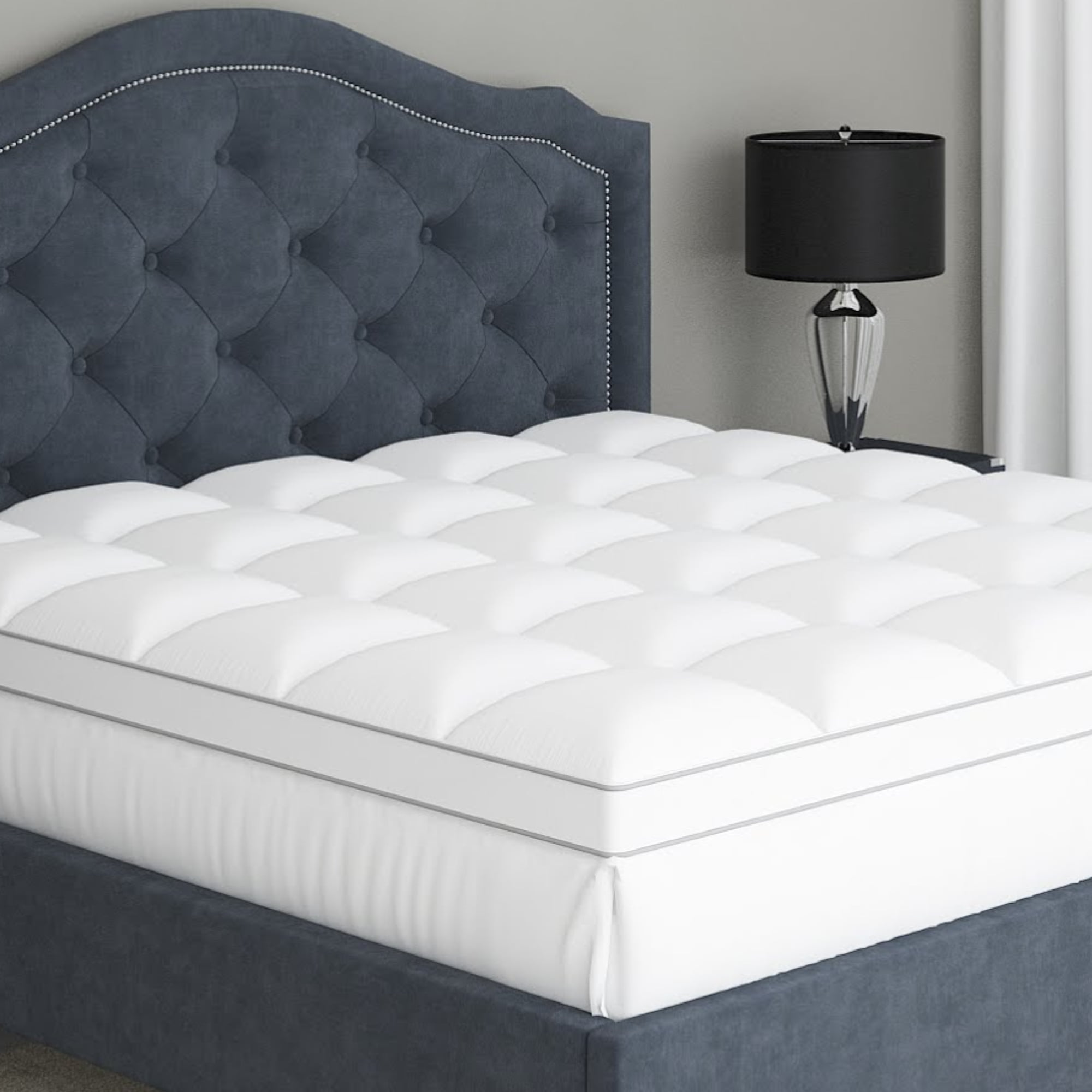 TwinXL Mattress Topper Pillow Top 100 Pure Cotton Top Optimum Thick