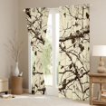 thumbnail image 3 of Feelyou Branches Plant Curtains Pack of 2 (42x84 Each), Leaves Men Curtains Blackout, 3 of 6