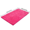 thumbnail image 3 of Absorbent Bathroom Carpet Mat, Soft Furry Bath Rug with Anti Slip Bottom, Machine Washable and Quick Dry, for Bathroom Kitchen Floor, 20X31.5In (1Pcs) Hot Pink4, 3 of 9