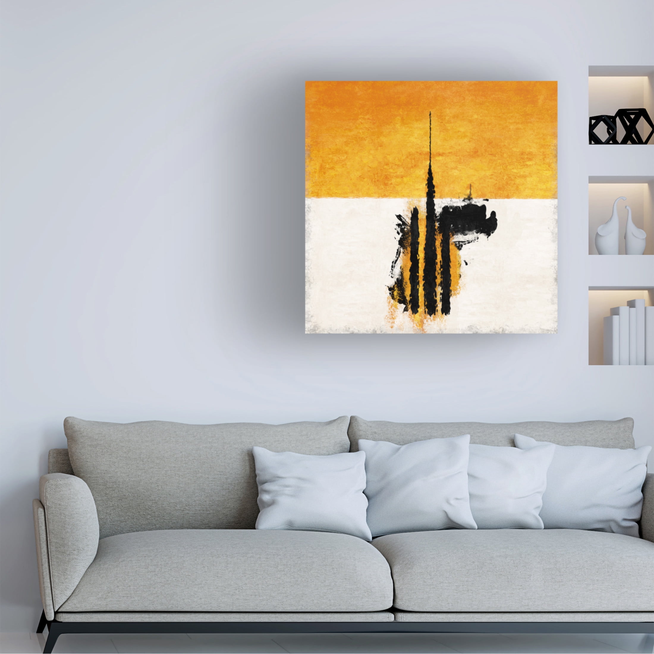 Trademark Fine Art Emel Tunaboylu Sari Canvas Wall Art