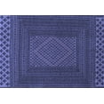 thumbnail image 1 of Ahgly Company Machine Washable Indoor Rectangle Persian Blue Traditional Area Rugs, 4' x 6', 1 of 4