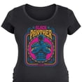 thumbnail image 3 of Black Panther - Bright Tribal Wakanda Forever - Women's Maternity Scoop Neck Graphic T-Shirt, 3 of 5