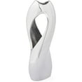 thumbnail image 3 of Nambe Metal Alloy Pebble Twist Bud 8-Inch Vase, for Centerpiece Table Home, Silver, 3 of 7