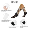 thumbnail image 5 of Lsque Maple Forest Panda Pattern Sport Compression Socks for Men & Women 15-20 mmHg Knee High Nurse Pregnant Running Medical and Travel Athletic, 5 of 6