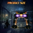 thumbnail image 4 of Zimtown 9 FT Halloween Inflatables Black Cat Arch Outdoor Halloween Decoration, 4 of 6