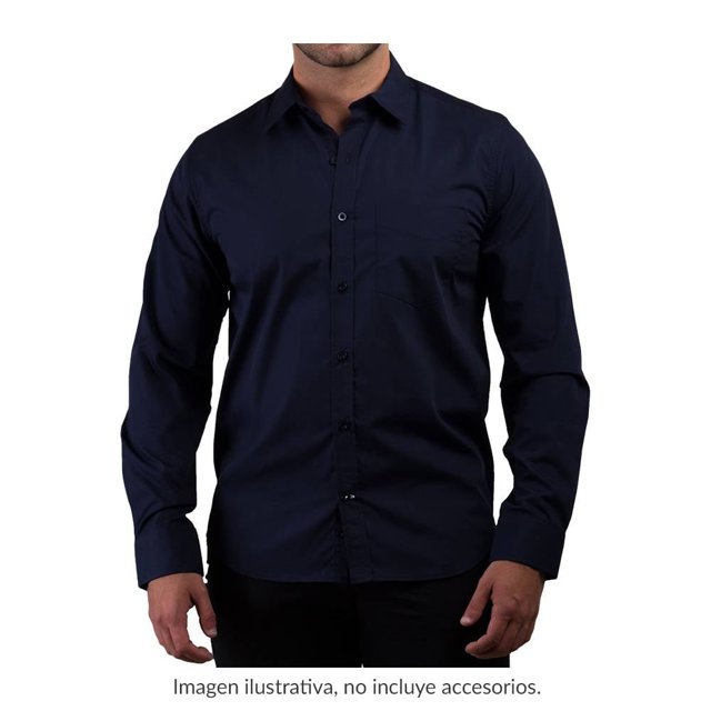 Camisa George Talla EG Manga Larga Marino