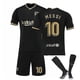 thumbnail image 1 of Kits de fútbol para niños Camiseta de fútbol Camiseta de entrenamiento Traje 21/22-20 21 Barcelona Visitante Messi 10-Niños 16 (90-100CM) BmatwkZeng Bmatwk Jersey, 1 of 2