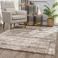 thumbnail image 1 of eRug Outlet Retro Collection Modern Abstract Area Rug (5x8 feet) - 5'3" x 7'6", Ivory, 1 of 6