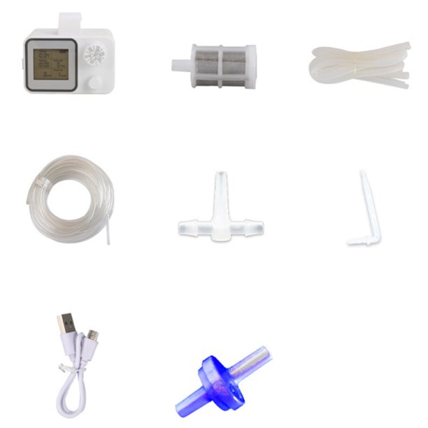 Kit Automático Riego Por Goteo Con Temporizador para Plantas Interior (15 Flecha Caída)