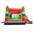 thumbnail image 5 of Pogo Crossover Inflatable Bounce House with Water Slide, No Blower, Building Block, 5 of 7