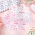 thumbnail image 7 of Atefa 16 Pcs Credit Card Skin Cover Set Debit Card Stickers Elegant Waterproof PVC ID Cover Anti-wrinkling for Transportation Fun Gift Idea(Bow,Pink), 7 of 7
