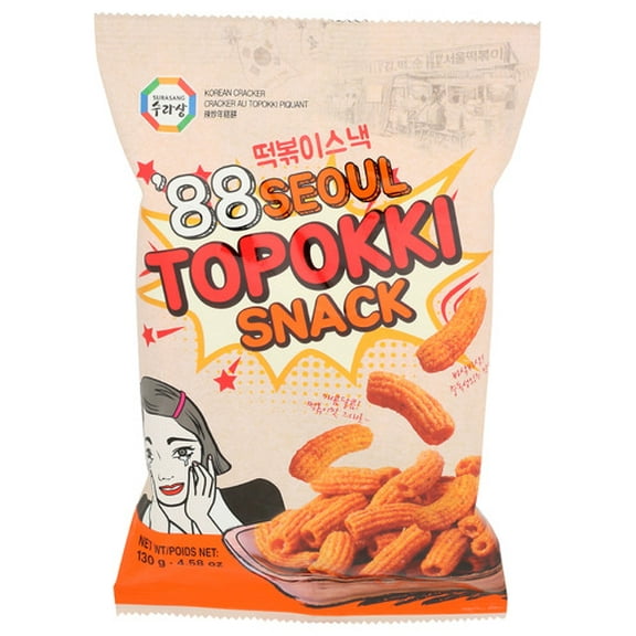 Pack of 16 Surasang Snack Seoul Topokki Original 4.58 oz