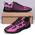 thumbnail image 4 of Breast Cancer Awareness Running Shoes Sneakers Mesh Black Size 6, 4 of 5