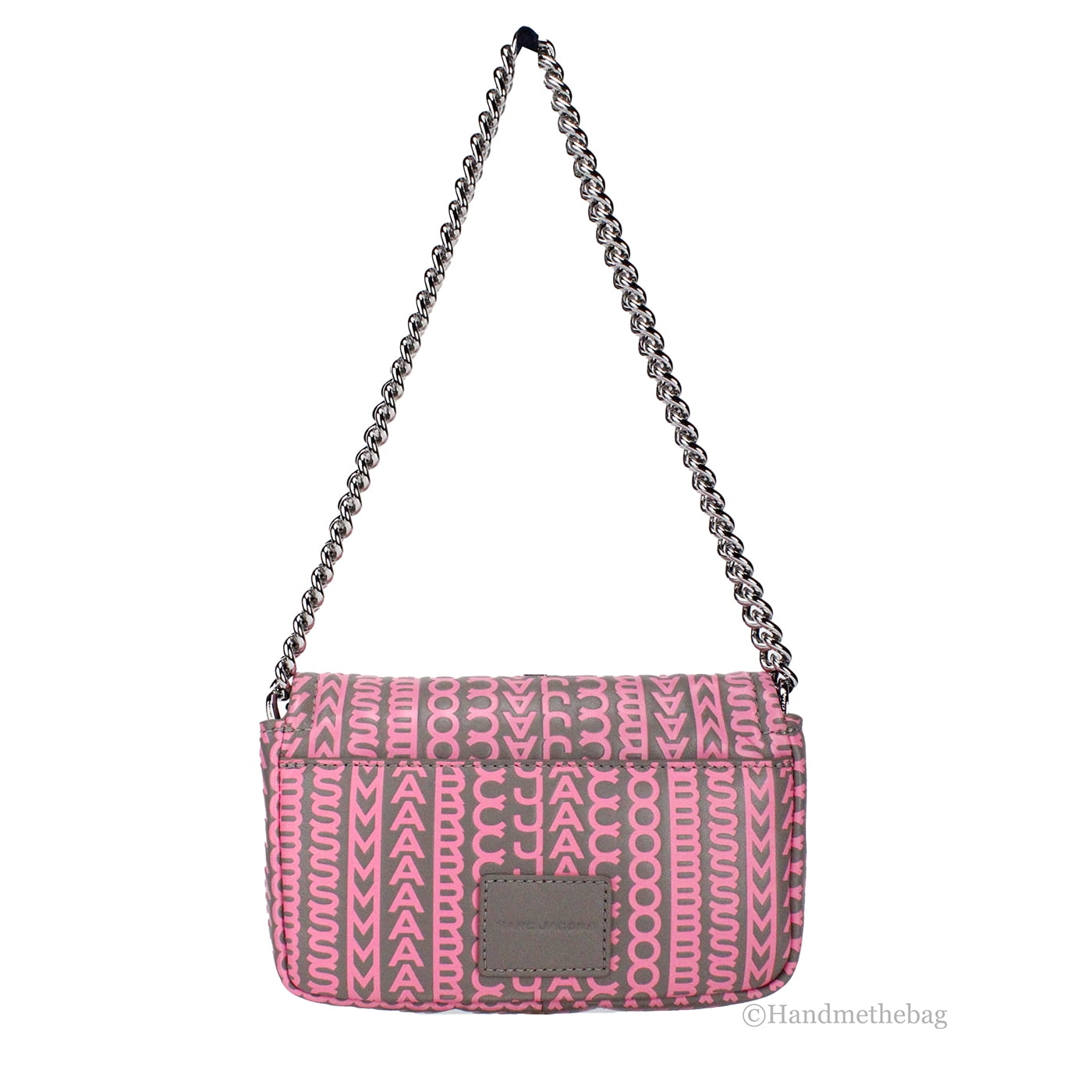 Marc Jacobs Neon Pink The Monogram Leather J Marc Mini Marc Jacobs Neon Pink The Monogram Leather J Marc Mini