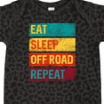 thumbnail image 4 of Inktastic Four Wheeling Eat Sleep off Road Repeat Boys or Girls Baby Bodysuit, 4 of 5